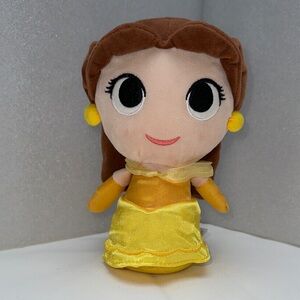 Disney Beauty and the Beast Belle Plush Doll with Yellow Dress and Brown Hair